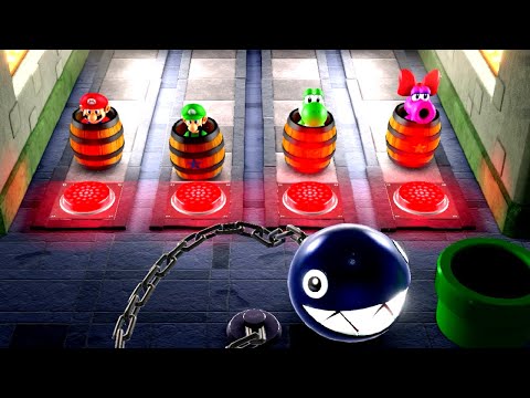 Mario Party Superstars Minigames - Mario Bros. vs Yoshi & Birdo