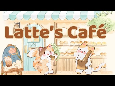 Latte's Café 🍨☕1 Hr Songs 🥖 lofi chill 【Cute lofi music mix】🍧 study/ aesthetic/ chill/ relax ♪