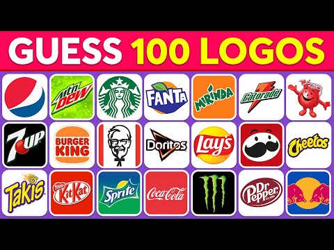 Guess The Logo In 3 Seconds | Drink Edition | 100 Logos