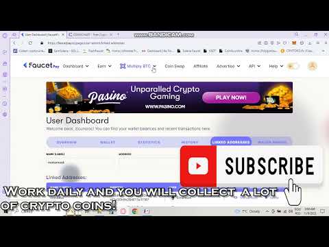 How to set up your faucetpay new wallet | generate crypto adresses #faucetpay #cryptowallet