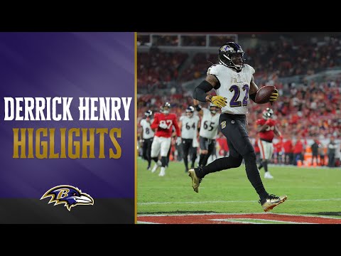 Highlights: Derrick Henry's Top Plays Weeks 1-7 | Baltimore Ravens