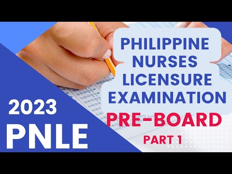 2023 PNLE Reviewer 1/ Nursing Board Exam