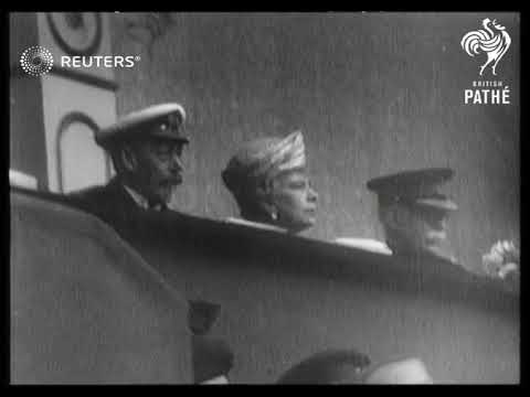 SERVICES' SHOW OPENS King and Queen see Royal Tournament. Navy, Army and Air force provide...(1932)