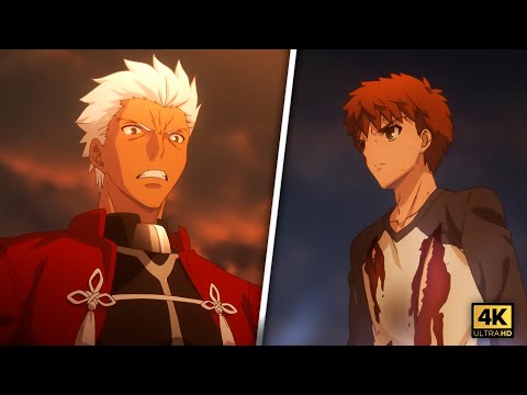 SHIROU EMIYA vs ARCHER | Fate/Stay Night UBW - 4K60FPS