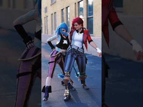 Kesha "TiK ToK" Trend with Vi and Jinx! #Arcane @prototype_fox