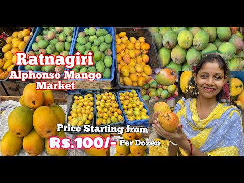 Ratnagiri Alphonso Mango Market 2023 || रत्नागिरी हापुस आम बाज़ार || Paryachi Aali, Ratnagiri (MH)