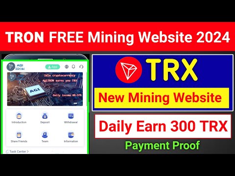 New FREE Trx Earning Site 2024 | Daily Earn 700 TRX | New TRX Mining Site | Trx Earning Site