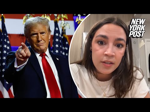 Triggered AOC blames sexism for Trump win as she warns it will be a ‘scary’ time in US