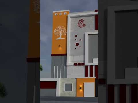 Two floor house front elevation design | double floor | latest shorts