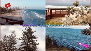 Miami Beach Holiday - Snapshots | Beach Footage | Christmas Special