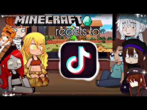 Minecraft Steve & Mob Talker   Reacts to Minecraft meme/video// Gacha Club // Mokyutsei