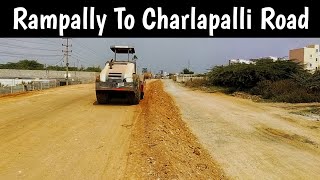 Rampally To Charlapalli Railway Station Road Widening Works Started