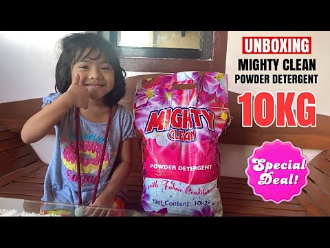 Unboxing MIGHTY CLEAN 10kg Powder Detergent | Industrial Size