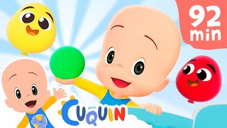 Cuquin plays with the sleepy Baby Balloons and more 💤🎈 Videos & cartoons for babies