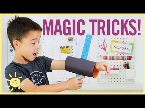 10 MAGIC TRICKS KIDS CAN DO USING SCHOOL SUPPLIES!