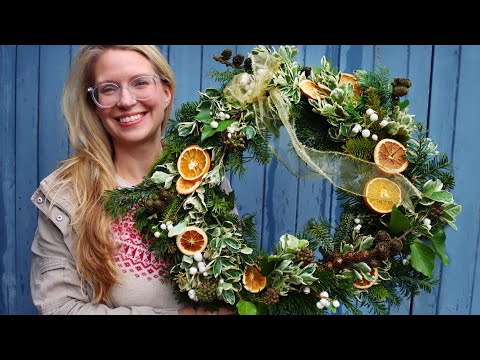 Make a Homemade Christmas Wreath in Four Easy Steps