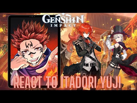 Genshin impact arlecchino react to itadori yuji | jujutsu kaisen | Gacha life 2 Reaction | Gojo p2