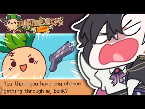 A game called "Turnip Boy Robs a Bank"