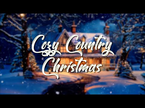 Cozy Country Christmas | 8 Hrs of Festive Music and Snowy Scenes for Relaxation and Harmony