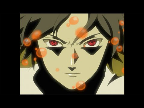 Sasuke suppresses the Nine-Tails' chakra with his Sharingan. Kurama and Sasuke first meeting.