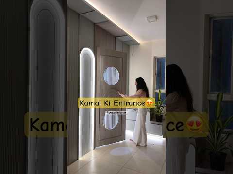 😱🤯 Ghar Ke liye kamal ki entry #interiordesign #ghar #trendingshorts #beautiful #shorts #interior