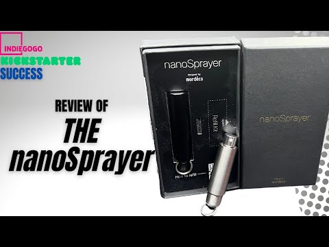 nanoSprayer Travel Cologne & Perfume Atomizer Review | Funded with Kickstarter & Indiegogo