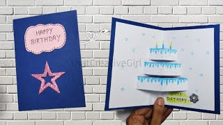 DIY Happy Birthday Greeting Card For Bestfriend 💞 | Birthday Card Ideas Easy Handmade 🎂