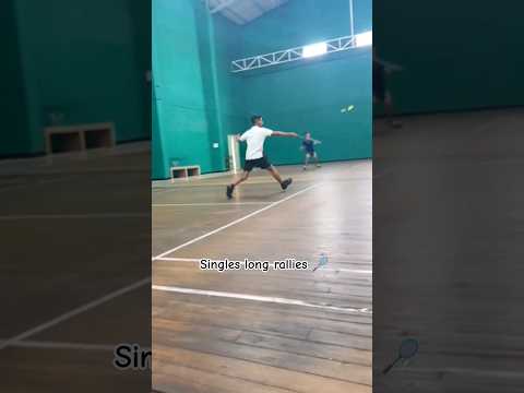 long rally🏸watch till end🤯#badminton