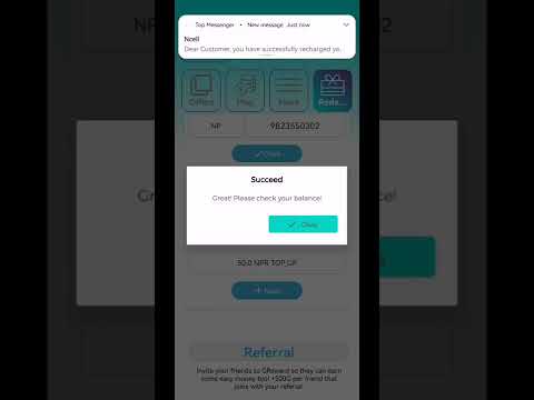 Free Recharge Card Earning App in Nepal सित्तैमा रिचार्ज गर्ने तरिका