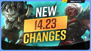 ALL NEW CHANGES for PATCH 14.23! - League of Legends