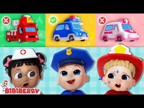 Cars Rescue Song - Car Garage Adventure | Funny Kids Songs | Bibiberry Nursery Rhymes