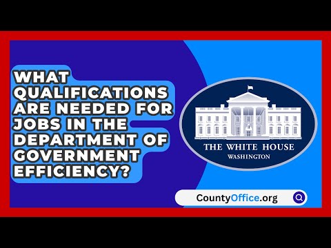 What Qualifications Are Needed for Jobs in the Department of Government Efficiency?