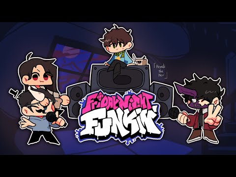 Friday Night Funkin but it's The Amigops (Corpse Husband, Sykkuno, Valkyrae, Disguised Toast)