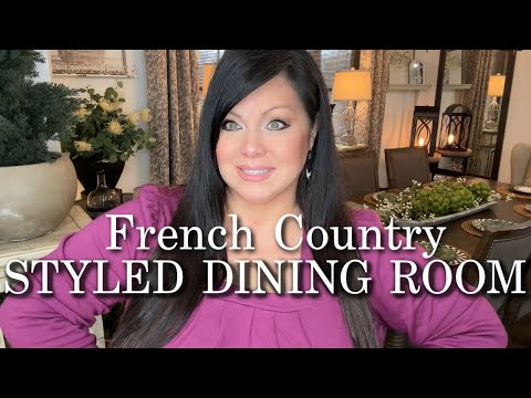 French Country Styled Dining Room