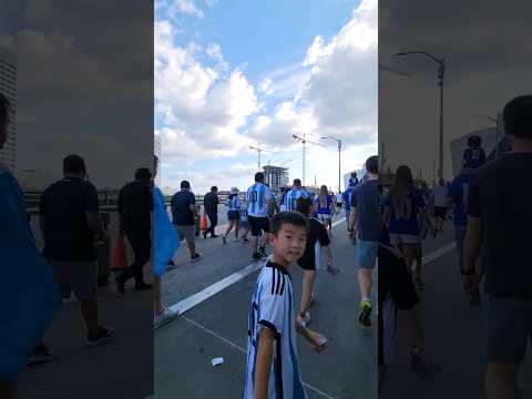 Watch messi game in Atlanta (Argentina vs Canada) #soccer #messi 축구관전 ⚽️