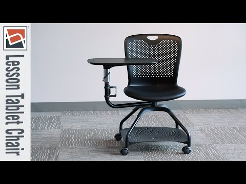 Tablet Arm Chair | NBF Signature Series Lesson Swivel Tablet Chair | National Business Furniture