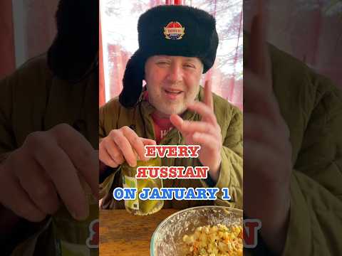 Every Яussian on January 1 #crazyrussiandad #russian #russia #newyear