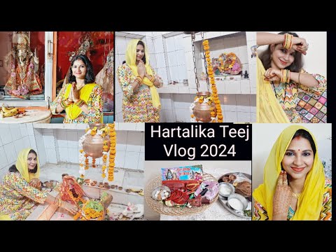 हरितालिका तीज  2024 | निर्जल व्रत | Hartalika Teej Vlogs #Ankitavlog #familyvlog #festivalvlog