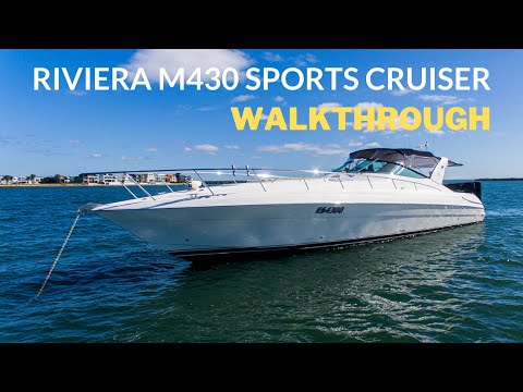 Boat For Sale - Riviera M430 Sports Cruiser Walkthrough Video