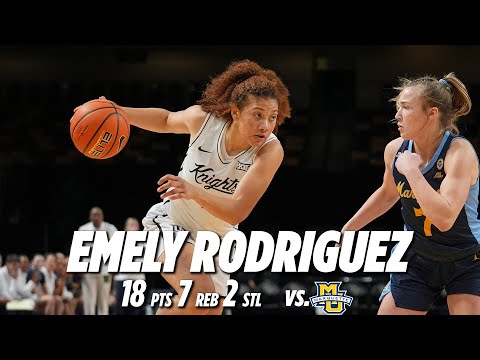 Emely Rodriguez (UCF Women's Basketball) HIGHLIGHTS vs. Marquette