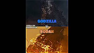 Godzilla vs Rodan #godzillakingofthemonsters #vsbattle #vsedit #wisedit #wis #rodan #whoisstronger