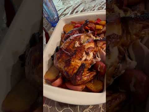 Baked Whole Chicken #viral #trendingshorts #viralvideo #shortsvideo #food