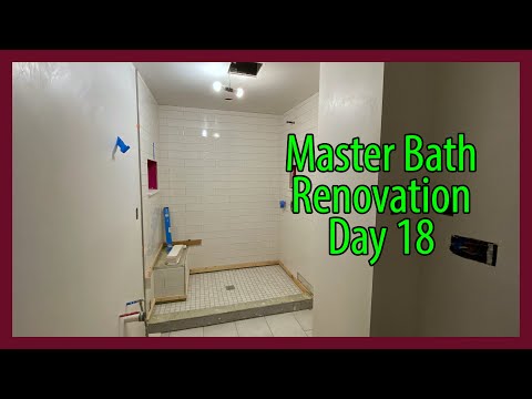 Master Bath Reno - Day 18 - Tile