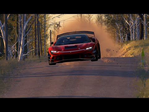 Ferrari SF90 Speciale R 2024 at Finland Rally