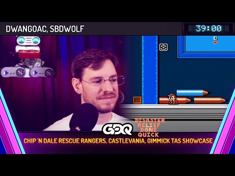 Chip 'n Dale Rescue Rangers, Castlevania, Gimmick TAS Showcase by dwangoAC and SBDWolf in 39:00