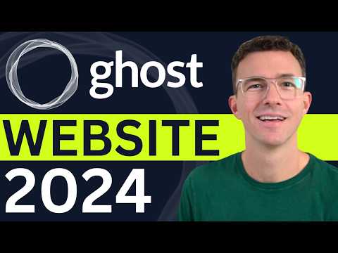 Ghost Website Tutorial for Beginners 2024