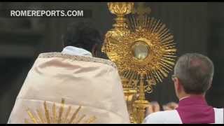 Millions join Pope for simultaneous worldwide Eucharistic Adoration