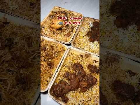 499/- ki inni biryanis aa😱 #biryani #food #reels #trending #shorts #ytshorts #youtubeshorts