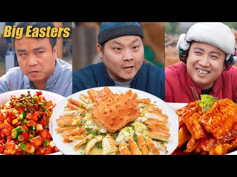 Eat king crabs that are bigger than your face! | TikTok Video|Eating Spicy Food and Funny Pranks|