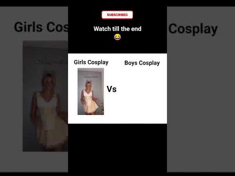 girls cosplay Vs boys cosplay #shorts #girlsvsboys #funny #memes #girlsmemes #bgmi #viralshorts #rrr